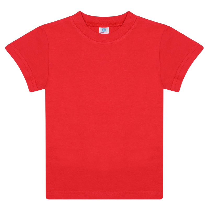 картинка БГ_ЧЗ Футболка для детей 1-4 лет 100% хлопок BONITO KIDS/BK0164F(05-23)/уп.8шт./меш.800шт. от BonitoKids