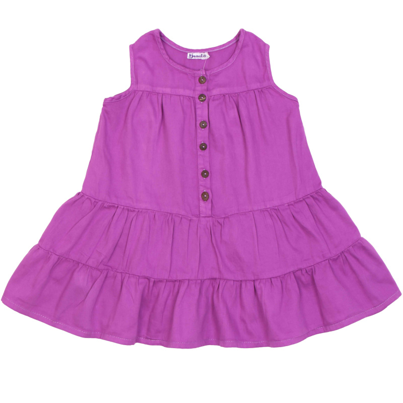 картинка ЧЗ Платье для девочки 5-8 лет 100% хлопок BONITO KIDS/OP1674(ЧЗ)/уп.4шт./меш 312.шт. от BonitoKids