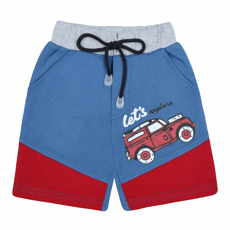 картинка БГ_ЧЗ Шорты для мальчика 2-5 лет 100% хлопок BONITO KIDS/BK1427SH(06-22)(ЧЗ)/уп.4шт./меш.500шт. от BonitoKids