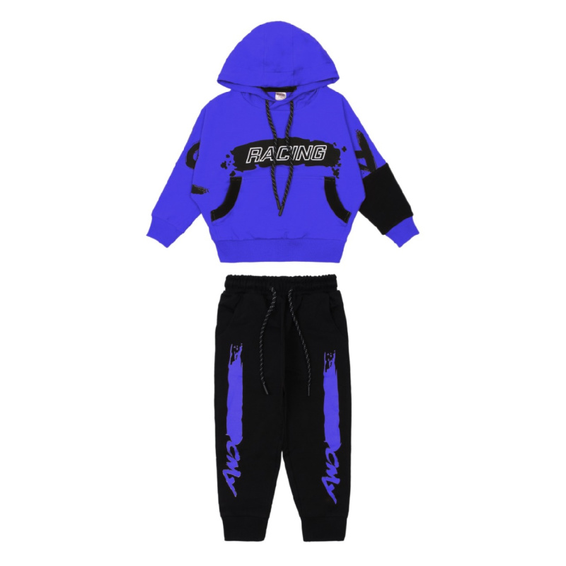 картинка Комплект для мальчика (толстовка, трико), 3-7 лет, 65% хлопок, 27% полиэстер, 8% эластан, BONITO KIDS/OP1223/уп.5 шт./меш.100 шт. от BonitoKids