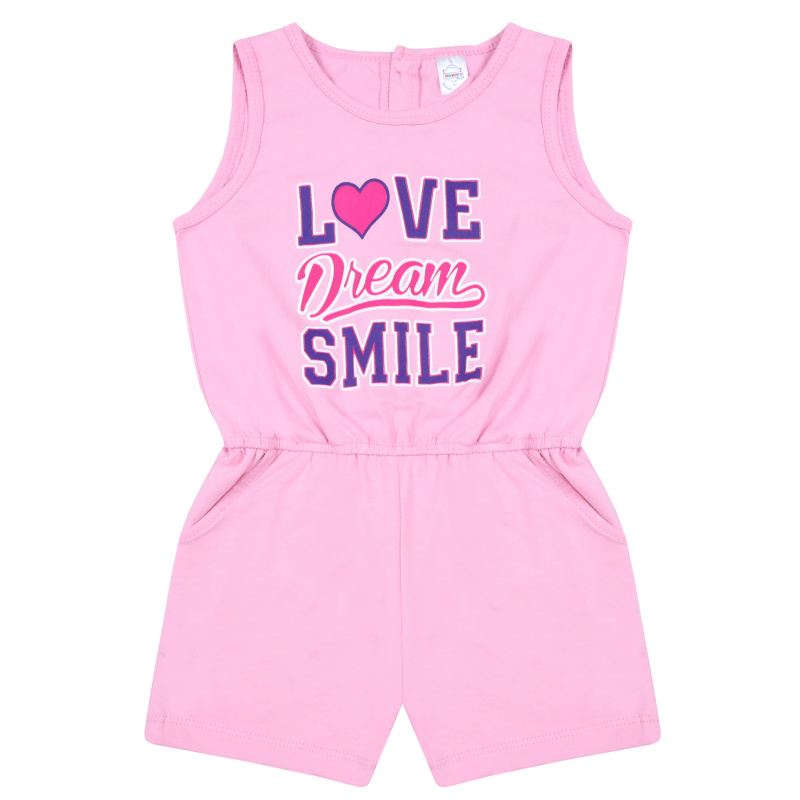 картинка БГ Комбинезон для девочки 2-6 лет 92% хлопок, 8% лайкра BONITO KIDS/BK5206K/уп.5шт./меш.420шт. от BonitoKids