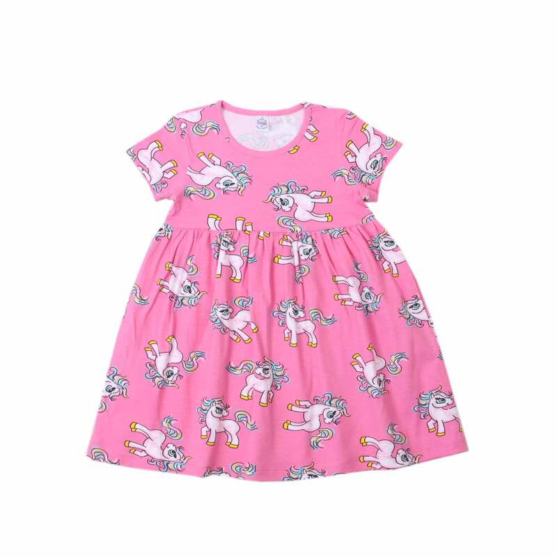 картинка БГ_ЧЗ Платье для девочки 3-7 лет 92% хлопок, 8% лайкра BONITO KIDS/SS6045(ЧЗ)/уп.5шт./меш.375шт. от BonitoKids