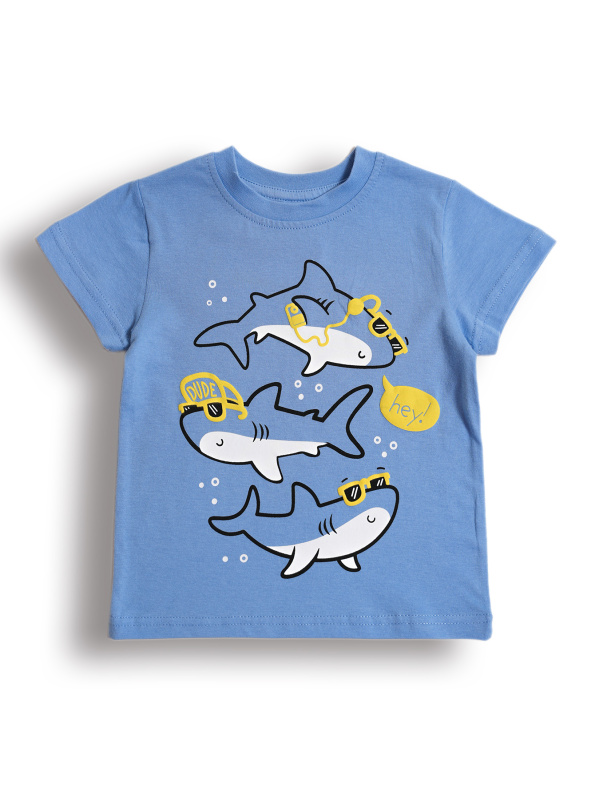 картинка БГ_ЧЗ Футболка для мальчика, 1,5-4 лет, 100% хлопок, BONITO KIDS/BK0001M(1,5-4)(ЧЗ)/уп.4шт./меш.800шт. от BonitoKids