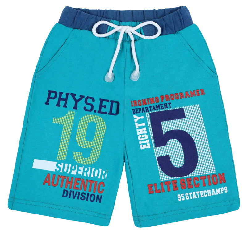 картинка БГ_ЧЗ Шорты для мальчика 3-7 лет 100% хлопок BONITO KIDS/BK1430SH-23-01 /уп.5шт./меш.450шт. от BonitoKids