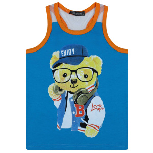 картинка БГ Майка для мальчика 3-7 лет 100% хлопок BONITO-KIDS/BK1423M(07-23)/уп.5шт./меш.1000шт от BonitoKids