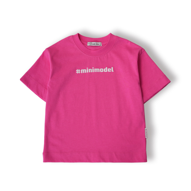 картинка БГ_ЧЗ Футболка для девочки 3-7 лет BONITO KIDS/SS6080(04-24)/уп.5шт./меш.690шт. от BonitoKids