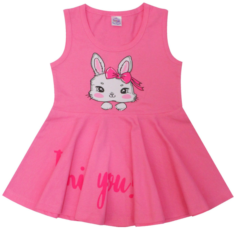 картинка ЧЗ Платье для девочки 2-5 лет 100% хлопок BONITO KIDS/BK1675P(ЧЗ)/уп.4шт./меш.480шт. от BonitoKids