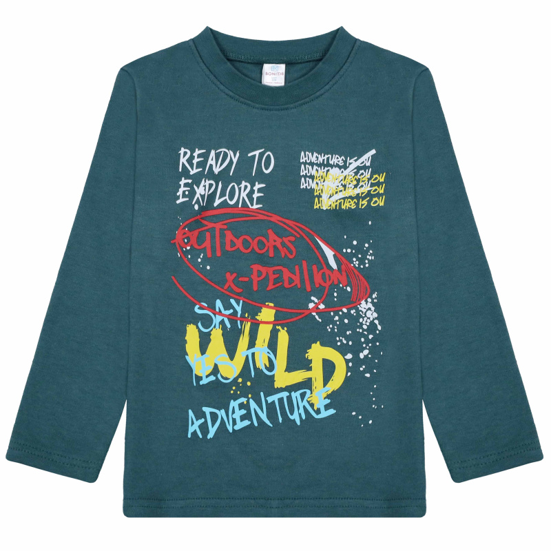 картинка БГ_ЧЗ Лонгслив для мальчика 5-8 лет 100% хлопок BONITO KIDS/BK0009M(5-8)(09-24)(ЧЗ)/уп.4шт./меш.400шт. от BonitoKids