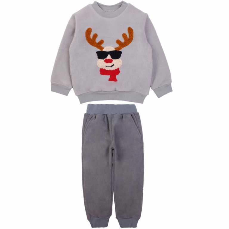 картинка БГ_ЧЗ Комплект для детей (толстовка, брюки), 2-5 лет, 100% п/э, BONITO KIDS/OP1489(ЧЗ)/уп.4шт./меш.96шт. от BonitoKids