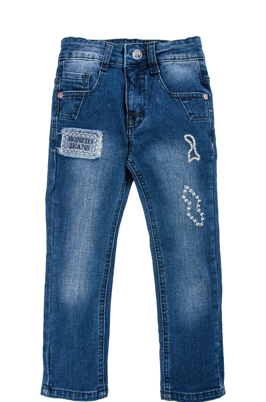 картинка КГ_ОТ Брюки для мальчика 3-7 лет 80% хлопок, 20% полиэстер BONITO KIDS/OP718Б/уп.5шт/меш.120шт. от BonitoKids