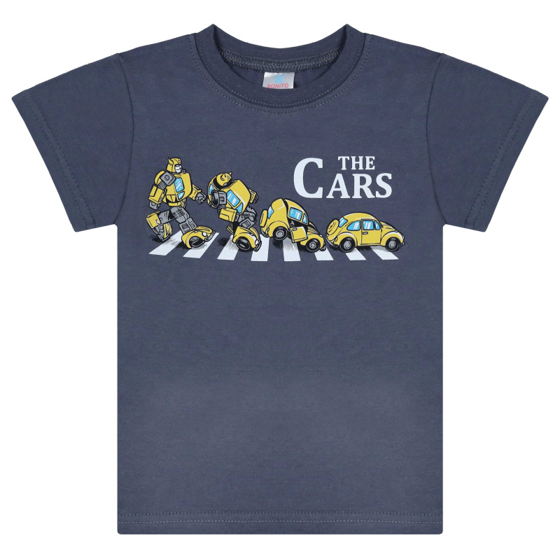 картинка БГ_ЧЗ Футболка для мальчика, 1,5-4 лет, 100% хлопок, BONITO KIDS/BK0001M(11-25)(ЧЗ)/уп.4шт./меш.800шт. от BonitoKids