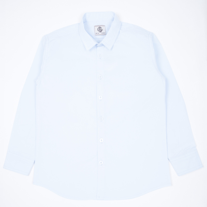 картинка ЧЗ Рубашка для мальчика 7-11 лет 90% хлопок, 10% полиэстер BONITO KIDS/OP1469(ЧЗ)/уп.5шт./меш.300шт. от BonitoKids