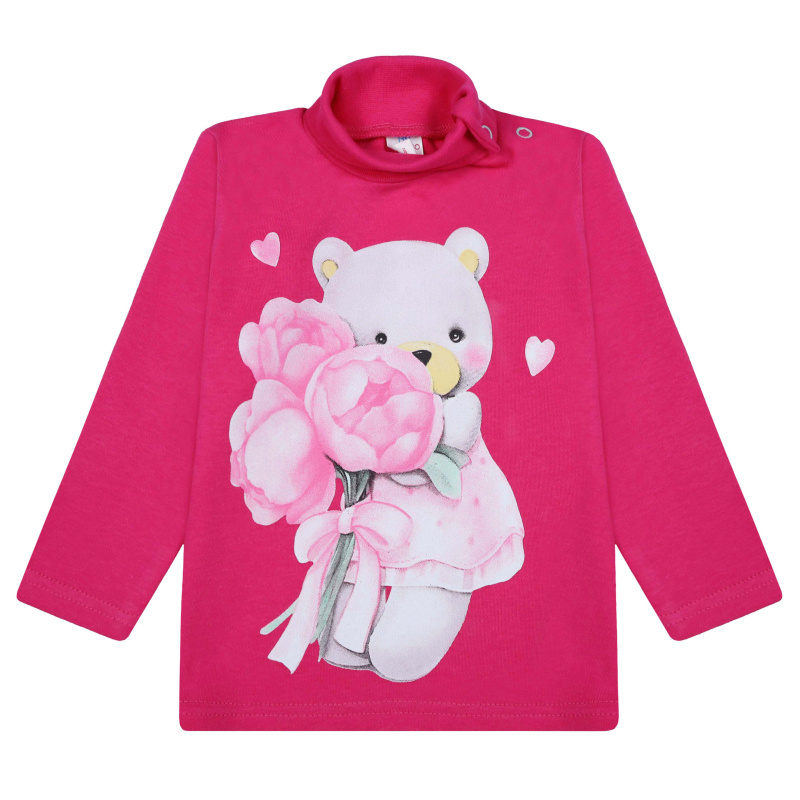 картинка КГ_БГ Водолазка для девочки 1-4 лет 100% хлопок BONITO KIDS/BK0007D(06-23)/уп.4шт./меш.500шт. от BonitoKids