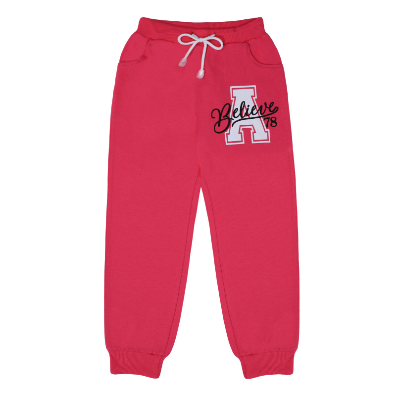 картинка БГ_ЧЗ Брюки для девочки, 8-12 лет, 100% х/б, BONITO KIDS/BK1616B(ЧЗ)/уп.5шт/меш.300шт. от BonitoKids