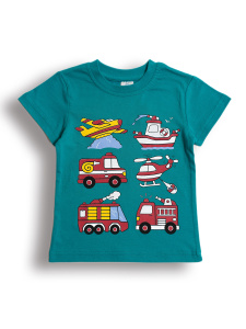 картинка БГ_ЧЗ Футболка для мальчика 1-4 лет 100% хлопок BONITO KIDS/BK0001M(2025)(ЧЗ)/уп.4шт./меш.800шт. от BonitoKids
