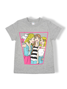 картинка БГ Футболка для девочки 4-8 лет 100% хлопок BONITO KIDS/BK0002D(05-24)/уп.5шт./меш.700шт. от BonitoKids