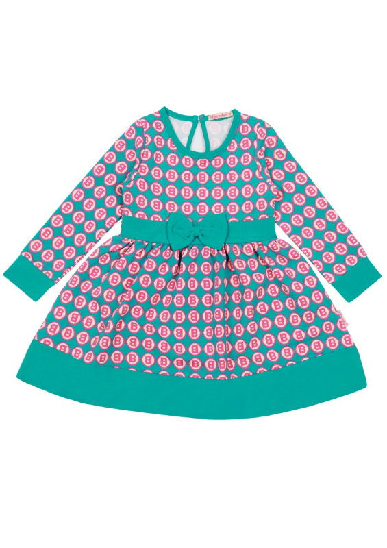 картинка ЧЗ Платье для девочки 3-7 лет 100% хлопок BONITO KIDS/BK1510P(ЧЗ)/уп.5шт./меш.250шт. от BonitoKids