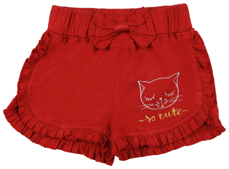 картинка Шорты для девочки 2-5 лет 100% хлопок BONITO KIDS/OP884/уп.4шт./меш.500шт. от BonitoKids