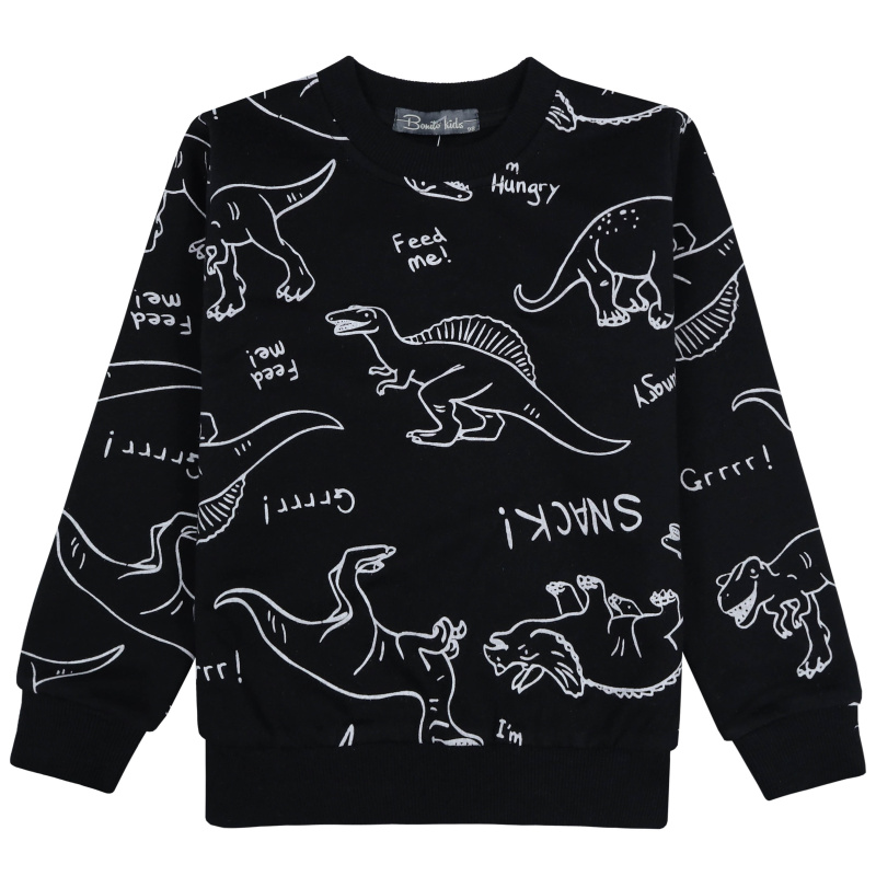 картинка БГ_ЧЗ Свитшот для мальчика 3-7 лет BONITO KIDS/BK1518T(07-24)(ЧЗ)/уп.5шт./меш.300шт. от BonitoKids