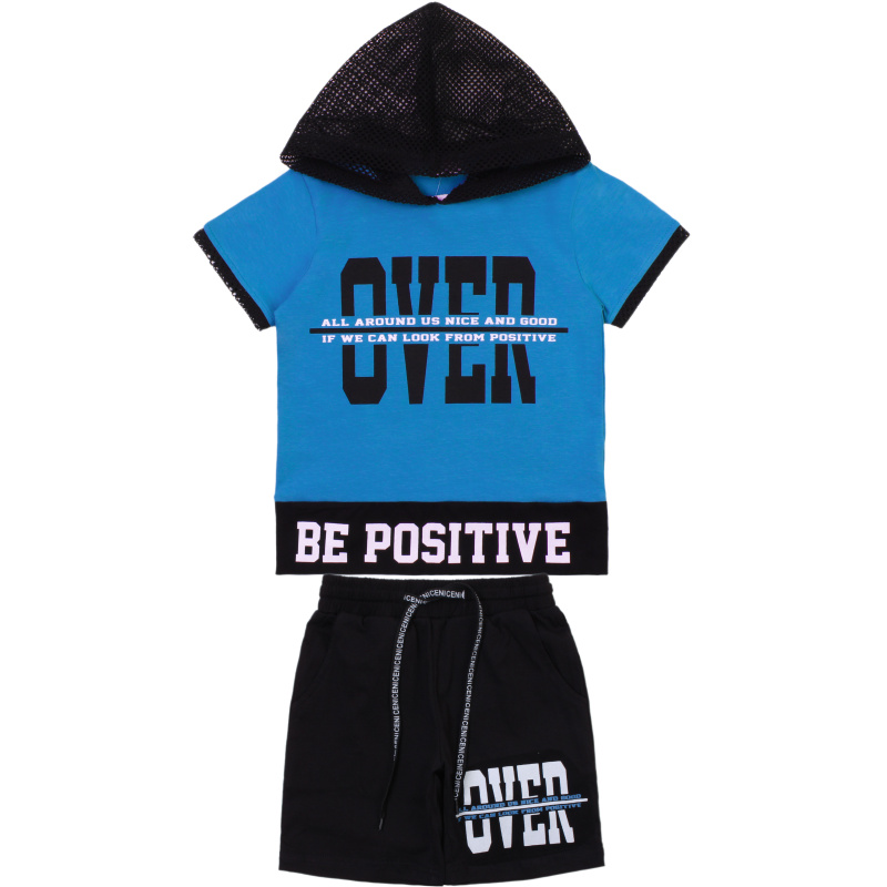 картинка БГ_ЧЗ Комплект для мальчика (футболка и шорты) 3-7 лет BONITO KIDS/OP1441(ЧЗ)/уп.5шт./меш.250шт. от BonitoKids