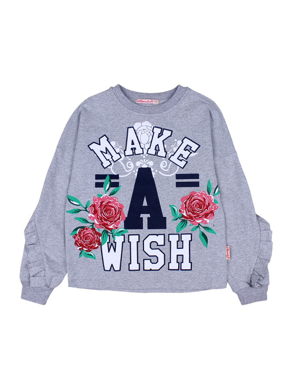 картинка КГ_ОТ Кофта для девочки 9-12 лет футер 2х-нитка 92% х/б 8% лайкра BONITO KIDS/BK1371K/уп.4шт./меш.240шт. от BonitoKids