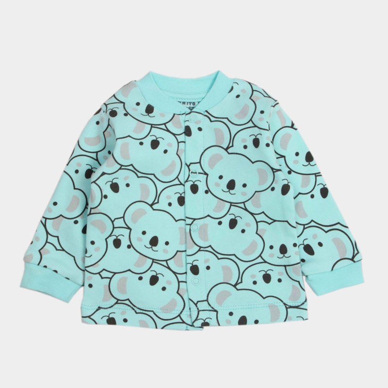 картинка БГ_ЧЗ Кофта для мальчика 62-86 см 100% хлопок BONITO KIDSD/OP1734/уп.5шт./меш.500шт. от BonitoKids