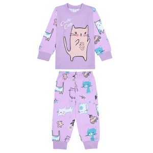 картинка БГ Пижама для девочки 1-4 лет 100% хлопок BONITO KIDS/BK1758PJD(06-24)/уп.4шт./меш.240шт. от BonitoKids