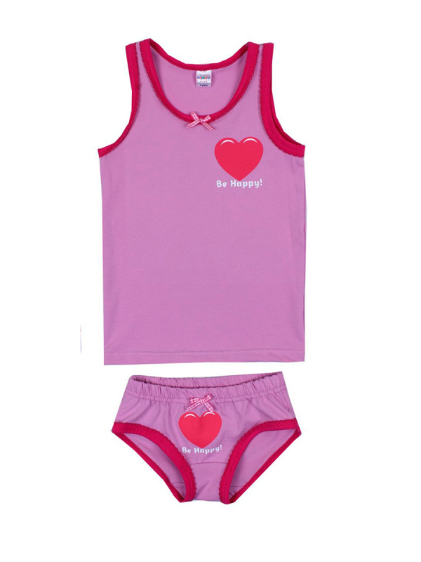 картинка Комплект для девочки (майка,трусы) 7-11 лет BONITO KIDS/BK1226KP(01-22)/5шт.уп./меш.450шт. от BonitoKids