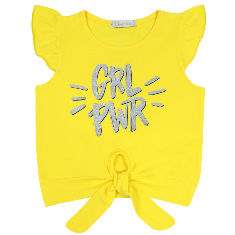 картинка КГ_БГ Футболка для девочки 2-6 лет 92% хлопок, 8% лайкра BONITO KIDS/BK1597K/уп.5шт./меш.700шт. от BonitoKids