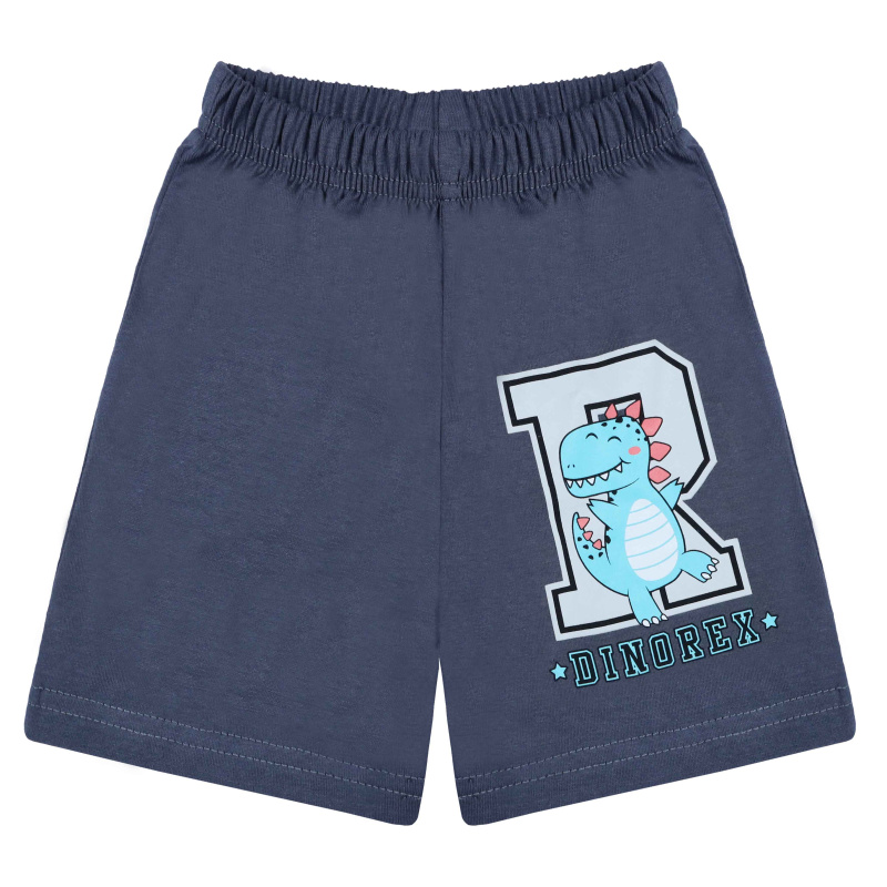 картинка БГ_ЧЗ Шорты для мальчика 3-7 лет 100% хлопок BONITO KIDS/BK0103SHM(01-24)(ЧЗ)/уп.5шт./меш.800шт. от BonitoKids