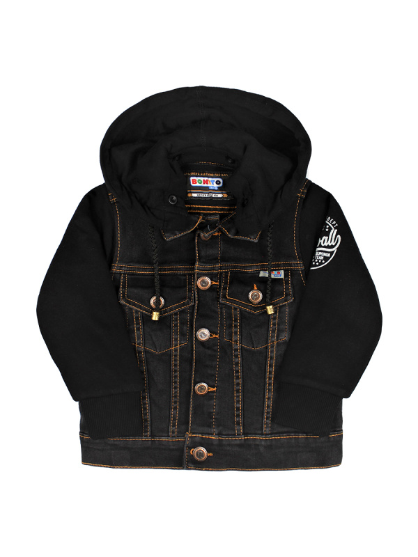 картинка ЧЗ Куртка для мальчика 2-6 лет 100% хлопок BONITO KIDS/OP721П(ЧЗ)/уп.5шт./меш.75шт. от BonitoKids