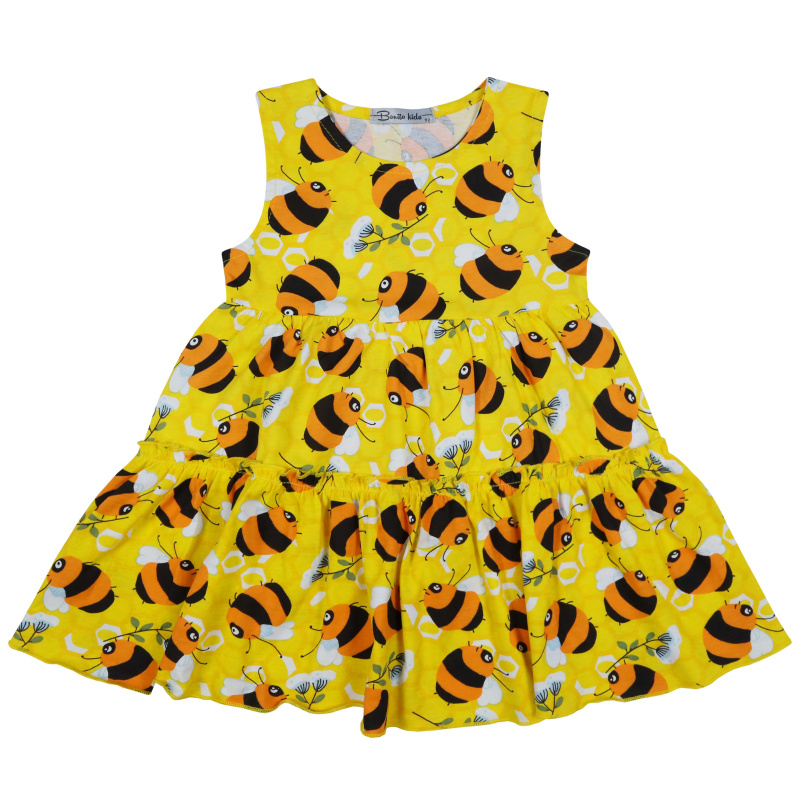 картинка КГ_БГ Платье для девочки 2-6 лет 100% хлопок BONITO KIDS/BK1749P(01-23)/уп.5шт./меш.500шт. от BonitoKids