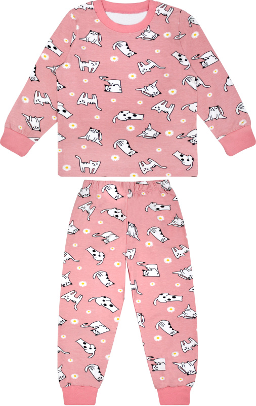 картинка БГ_ЧЗ Пижама для девочки  3-7 лет 100% хлопок BONITO KIDS/SS6043D(01-24)(ЧЗ)/уп.5шт./меш.225шт. от BonitoKids