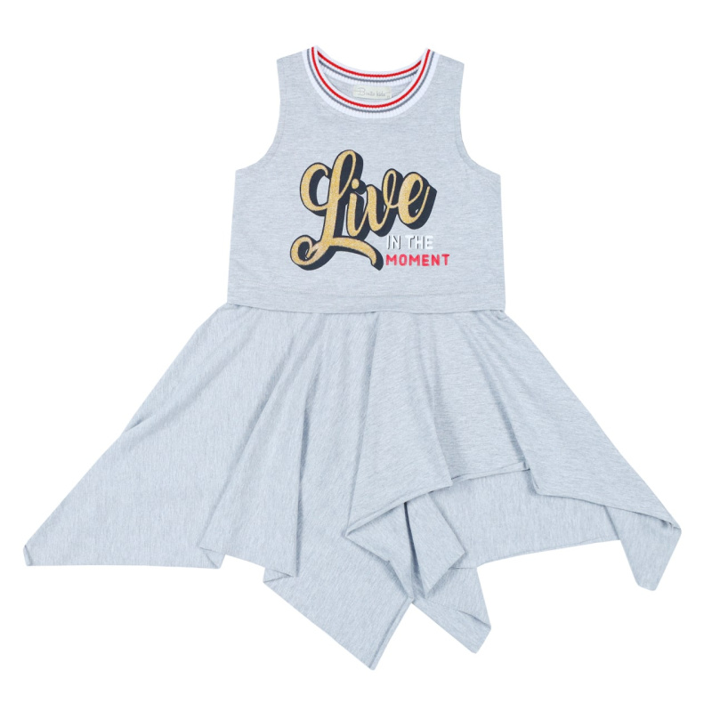 картинка БГ_ЧЗ Платье для девочки 3-7 лет 92% хлопок, 8% лайкра	BONITO KIDS/BK1565P(ЧЗ)/уп.5шт./меш.350шт. от BonitoKids