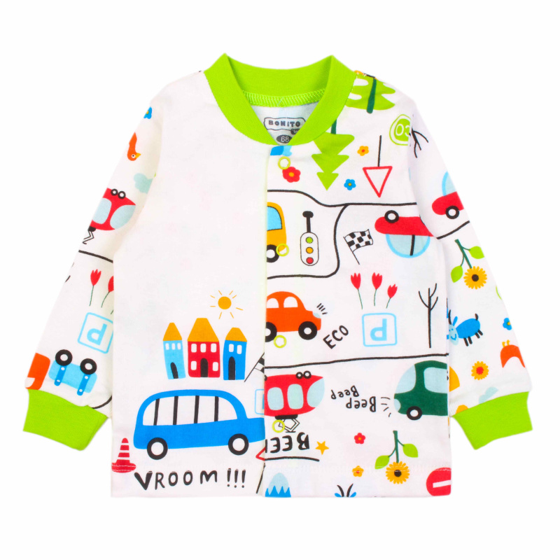 картинка БГ_ЧЗ Кофта для детей 68-86 100% хлопок BONITO KIDS/OP1381/уп.4шт./меш.608шт. от BonitoKids
