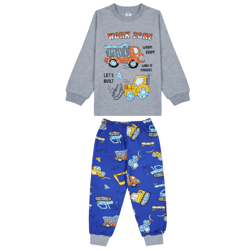 картинка БГ_ЧЗ Пижама для мальчика 3-7 лет 100% хлопок BONITO KIDS/BK1770PJ(01-23)/уп.5шт./меш.200шт. от BonitoKids