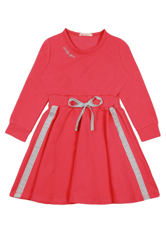 картинка ЧЗ Платье для девочки 5-8 лет 92% хлопок, 8% лайкра BONITO KIDS/BK1541P(ЧЗ)/уп.4шт./меш.220шт. от BonitoKids