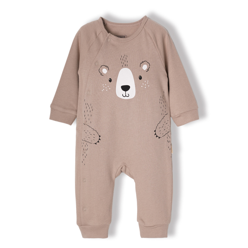 картинка ЧЗ Комбинезон для новорожденных 100% х/б 68-86 см BONITO KIDS/OP1495(ЧЗ)/уп.4шт./меш.360шт. от BonitoKids