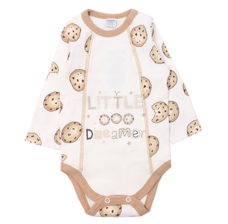 картинка ЧЗ Боди для детей 62-80 см 100% х/б BONITO KIDS/OP1311(01-22)/уп.4шт./меш.640шт. от BonitoKids