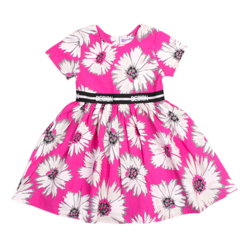 картинка КГ_БГ Платье для девочки, 3-7 лет 100% х/б, BONITO KIDS/OP1671/уп.5шт./меш.420шт. от BonitoKids