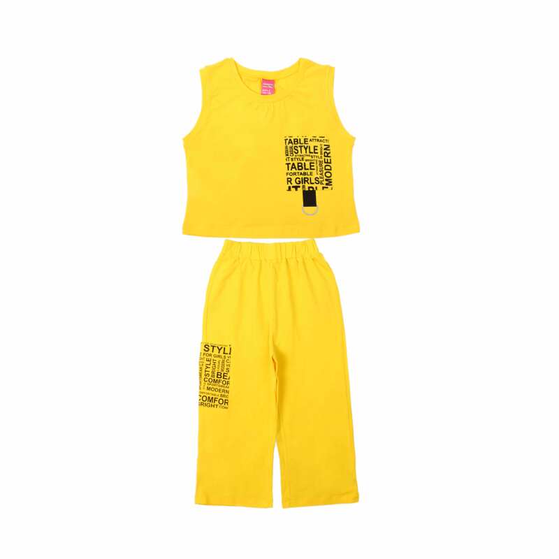 картинка ЧЗ Комплект для девочки (майка и бриджи) 8-12 лет 95% хлопок, 5% эластан BONITO KIDS/OP1824(ЧЗ)/уп.5шт./меш.210шт. от BonitoKids