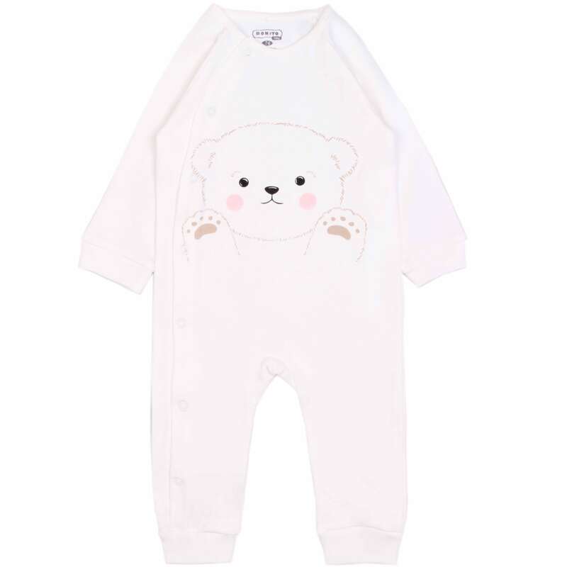 картинка ЧЗ Комбинезон для новорожденных 100% х/б 68-86 см BONITO KIDS/OP1495(ЧЗ)/уп.4шт./меш.360шт. от BonitoKids