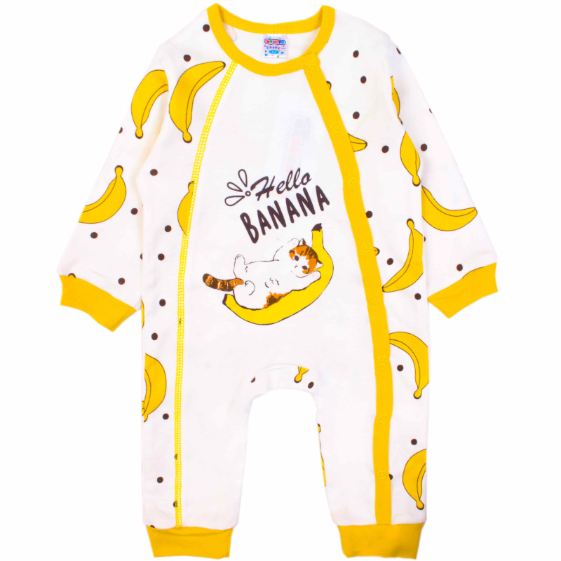 картинка БГ_ЧЗ Комбинезон для детей 62-80 см 100% х/б BONITO KIDS/OP1308(ЧЗ)/уп.4шт./меш.448 шт. от BonitoKids