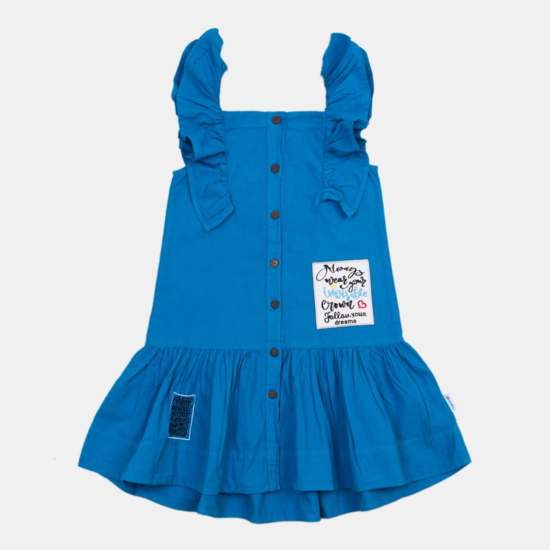 картинка ЧЗ Платье для девочки 8-12 лет BONITO KIDS/OP1669(ЧЗ)/уп.5шт./меш.240шт. от BonitoKids