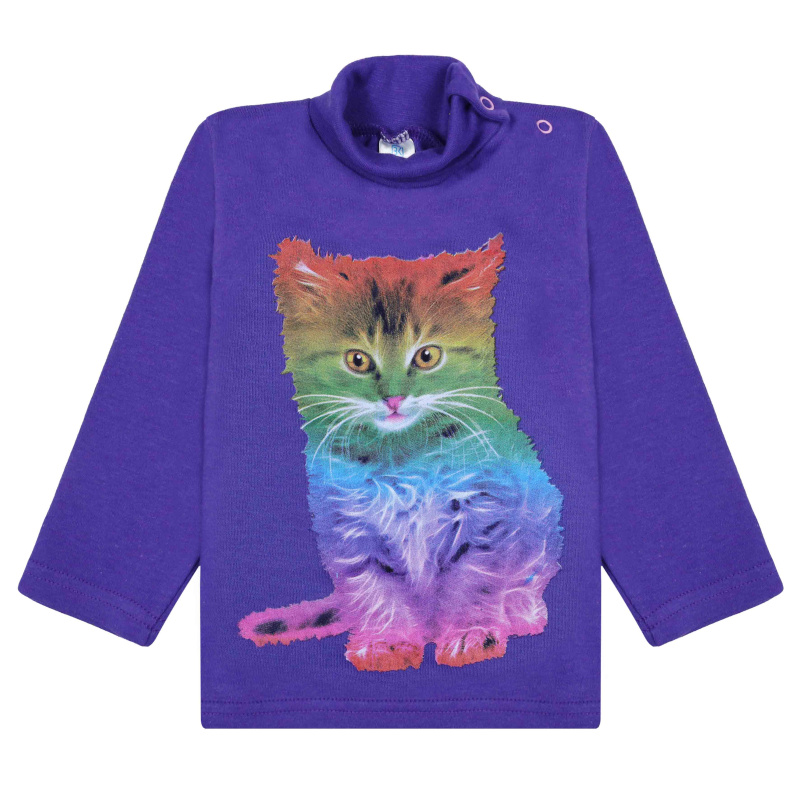 картинка БГ_ЧЗ Водолазка для девочки 1,5-4 лет 100% хлопок BONITO KIDS/BK0007D10-24/уп.4шт./меш.500шт. от BonitoKids