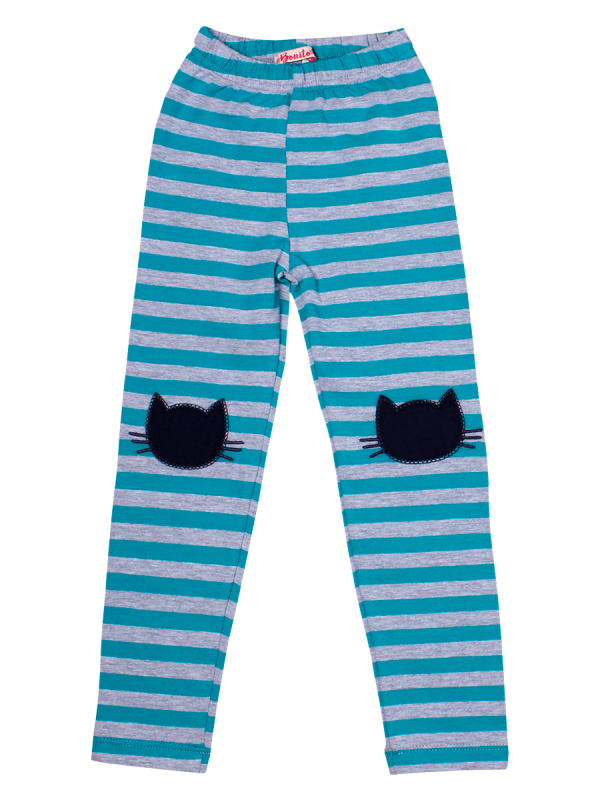 картинка ЧЗ Лосины для девочки 2-6 лет 92% хлопок, 8% лайкра BONITO KIDS/BK1298L(ЧЗ)/уп.5 шт./меш.650 от BonitoKids