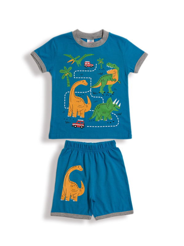 картинка БГ_ЧЗ Комплект для мальчика (футболка и шорты) 1,5-4 лет 100% хлопок BONITO KIDS/BK0004M(12-24)(ЧЗ)/уп.4шт./меш.500шт. от BonitoKids