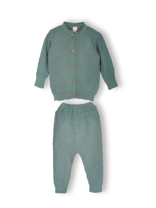 картинка Комплект для новорожденных (кардиган и штанишки) 68-80 см 50% вискоза 22% нейлон 28% пэ BONITO KIDS/OP1560(10-24)/уп.2 шт./меш.160шт. от BonitoKids