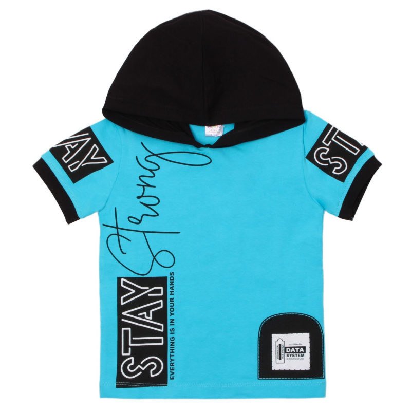 картинка БГ_ЧЗ Футболка для мальчика 3-7 лет 95% хлопок, 5% эластан BONITO KIDS/OP1424(ЧЗ)/уп.5шт./меш.420шт. от BonitoKids