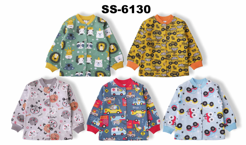 картинка БГ_ЧЗ Кофточка для мальчика 68-86р.100% хлопок BONITO KIDS/SS6130(08-24)(ЧЗ)/уп.20шт./680шт.меш от BonitoKids